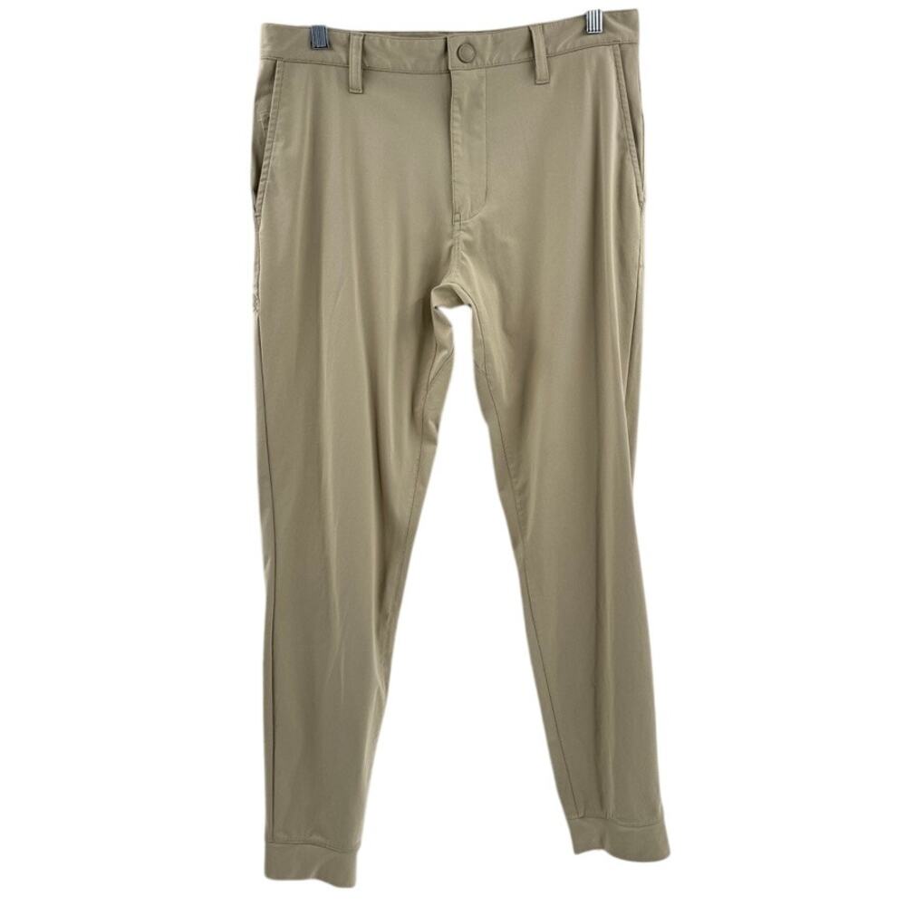 Rhone Commuter Slim Fit Pants Mens Sz 30 Tan